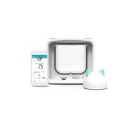 Sureflap Chatiere Connect A Puce Électronique + Hub - Idscfwtb1 - Blanc