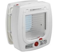 Chatière électronique - FERPLAST - Swing Microchip - 22,5 x 16,2 x 25,2 cm - Blanc - Pour chat