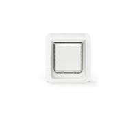 Chatière électronique Microchip Pet Door Connect - Kit Hub App - Blanc