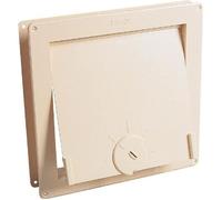 Chatière - NICOLL - Modèle Manuelle - Beige - 159x160mm - Verrouillage magnétique