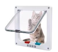 Chatière, Petite Porte d'animaux Chatière Sureflap Connect Porte Verrouillable Identifier par Micro Puce Porte Système de Verrouillage pour Chat