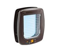 Ferplast Chatiere Plastique Swing - 26,2 X 10,2 X 31,2 Cm - Marron - Pour Grand Chat Et Petit Chien