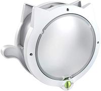 Chatière pour animaux de compagnie - Fermeture 4 voies - Mur ou litière cachée - Installation facile - Blanc