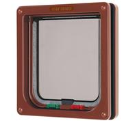Chatière pour chat - CAT MATE - Porte 309 4Way - Marron - Intérieur