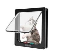 Chatière pour Chats Acrylique Porte Chats Trappe Chat pour Porte Intérieure Et Extérieure,Ouverture Bidirectionnelle,4 Modes De Commutation,pour Chat, Chiens, Petits Animaux