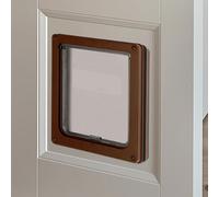 Chatière Pour Chien,Porte À Battant Pour Chat Murale - Grille Avec Kit Fixation Sécurité Enfant Intérieur Extérieur Maison Appartement Fenêtre Balcon Séjour Chambre,Pour Salon Chambre Mur Fenêtre Balc