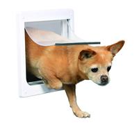 Trixie Chatière pour chiens 2 positions XS-S (XPetit - Petit) blanc