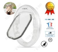 Chatière - TD® - Manuelle - Transparente - 30x30cm - Pour petits chiens et chats