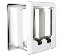 TRIXIE Chatière électromagnétique 4 positions 21,1 x 24,4 cm Blanc