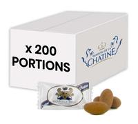 Chatine Cacao Amande torréfiée enrobée de chocolat au lait - Maison de la Chatine - Carton de 200 amandes