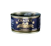 Chatka. Preserved in the traditional format with 100% red king crab legs, packaged in a jar to preserve the texture and qualities of the product. (90 gram)