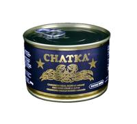Chatka. Preserved in the traditional format with 100% red king crab legs, packaged in a jar to preserve the texture and qualities of the product. (150 gram)