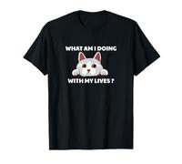Chaton amusant qui dit ce que je fais avec ma vie chat T-Shirt