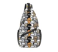Chaton avec Patte coupée Sac bandoulière, Sac à bandoulière décontracté pour Homme et Femme
