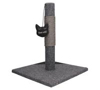 Chaton Charcoal Felt Cat Post H35.5xP29xL29cm