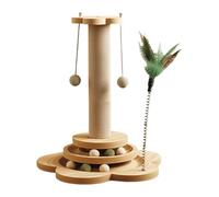 Chaton Chat Griffoir Beau Pendentif Amusant Corde en Sisal Après Nettoyage Des Dents Chat Mâcher Jouet Cadeau Pour Chat Intérieur Grattoir