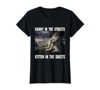 Chaton dans Les draps Amusant Alpha Loup-Garou Loup Meme T-Shirt Graphique avec Valeur