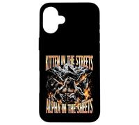 Chaton dans Les Rues Alpha dans Les draps Coque pour iPhone 16 Plus