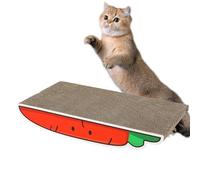 Chaton de planche ondulée végétale - Banana Onion en forme de carotte Scratcher, pavé de jeu de chat intérieur | Jouet de divertissement de broyage de griffe de griffe sans casse amusante, planche à g