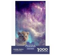 Chaton de Tigre Puzzles 1000 Pièces Jeu De Défi Jouet Adultes Et Plus De 12 Ans Puzzles Créatifs Plaisir De Famille Jeu Éducatif Cadeau Décoration Maison 70x50cm/1000pcs
