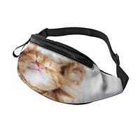 Chaton dort en Cours d'exécution Fanny Pack Ceinture Sac avec Sangle réglable pour Femmes Hommes Sport Fitness Mains Libres Portefeuille Taille Sac