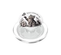 Chaton en colère atteignant Un Papillon PopSockets PopGrip pour MagSafe