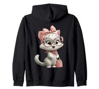 Chaton en Peluche pour bébé Chat Kawaii Girly Personnage Graphique Sweat à Capuche