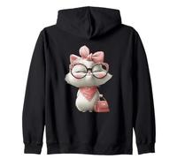 Chaton en Peluche pour bébé Chat Kawaii Girly Personnage Graphique Sweat à Capuche