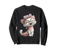 Chaton en Peluche pour bébé Chat Kawaii Girly Personnage Graphique Sweatshirt