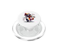 Chaton en Peluche - Violon Musical - Musicien - Chat Amateur de Musique PopSockets PopGrip pour MagSafe