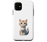 Chaton Mignon Illustration Douce Animal Coque pour iPhone 11
