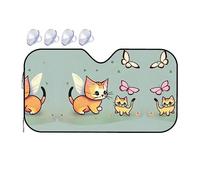 Chaton papillon : c'est un pare-soleil de pare-brise de voiture, qui ne prend pas trop de place et protège l'environnement à l'intérieur de la voiture.