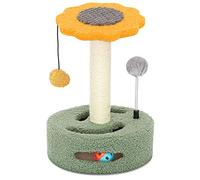 Chaton Potau Cat Tree, Griffing Cat Scratch Potte Potau, Sisal Gratoire pour Chat, Jouet interactif avec Pendentif Balle, conçu pour Les Petits Chats Blancs