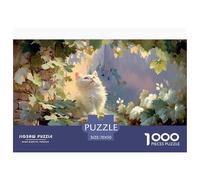 Chaton Puzzles 1000 Pièces Jeu De Défi Jouet Adultes Et Plus De 12 Ans Chemin Ensoleillé Jeu De Puzzle Défi ÉduChatif Stimulation Cérébrale Cadeau Décoration Maison 70x50cm/1000pcs