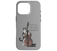 Chaton violoncelliste Classique de contrebasse Coque pour iPhone 16 Pro