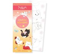 Chatons adorables - Mes petites cartes à colorier: 35 illustrations à personnaliser