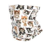 Chatons Mignons Et Drôles Unisexe Cache Cou Thermique Snood Douce Foulard pour Sport Golf Pêche