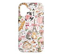 Chatons Parisiens Café - Mignon Chat Français Coque pour iPhone 16