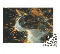 Chatons Puzzle 1000 Pièces Educa Jouet en Bois Cadeau Unique De l'art De La Décoration Abstract Art Jeu Éducatif Challenge Toy pour Adultes Et Enfants À Partir De 12 Ans 1000pcs (75x50cm)