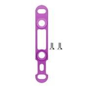 Chatonshen Adaptateur de Frein à Disque pour Vélos, Support de Montage en Alliage D'aluminium, Solution de Connexion et de Remplacement pour Une Conversion F, Violette 8.3x1.3x0.7cm