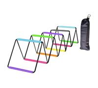 Chatonshen Agility Ladder Échelle Agilité Multifonctionnelle Carbone Tressé Facile à Installer avec Sac de Rangement Adaptée pour Exercices Scolaires Cen, 10 Grilles, 400 Cm X 40 Cm