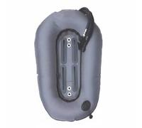 Chatonshen Aile de Plongée en Nylon Wing Donut avec Montage Polyvalent Dos Souple et Rigide et Ensemble de Vannes Rapides pour Réglage Fin Convient aux , Gris