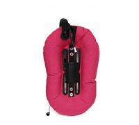 Chatonshen Aile de Plongée en Nylon Wing Donut avec Montage Polyvalent Dos Souple et Rigide et Ensemble de Vannes Rapides pour Réglage Fin Convient aux , Rose Pêche