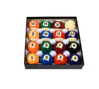 Chatonshen Bille de Billard Pool Américain Boules Résine Équilibrée Jeu Précis Finition Soyeuse pour Formation Entraînement et Compétition Salle Domicile, TP-B108 - Billes De Billard Domestiques 3A