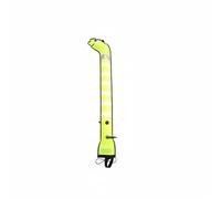 Chatonshen Bouée de Plongée Tube Gonflable Signalisation Marine Résistante en Nylon TPU avec Tête d'Anguille Adaptée à l'Exploration sous-Marine , Yellow , 1.2M