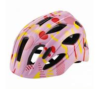 Chatonshen Casque Enfant Sécurisé Coque Épaisse Mousse Intérieure Aérations Multiples Casque Enfants Adapté aux Balades à Vélo Skate Promenades, Rose Multicolore, S 48-52CM
