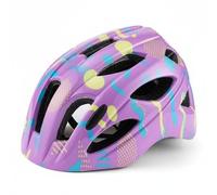 Chatonshen Casque Enfant Sécurisé Coque Épaisse Mousse Intérieure Aérations Multiples Casque Enfants Adapté aux Balades à Vélo Skate Promenades, Violet Multicolore, M 50-55CM