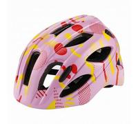 Chatonshen Casque Enfant Sécurisé Coque Épaisse Mousse Intérieure Aérations Multiples Casque Enfants Adapté aux Balades à Vélo Skate Promenades, Rose Multicolore, M 50-55CM