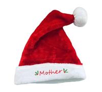 Chatonshen Chapeau de Noël en Peluche Bonnet de Fête Décorations Accessoires d'hiver Matière Souple Style Festif Universel Adapté à La Célébration Échange de Cad, Mère