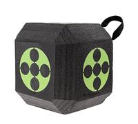 Chatonshen Cible de Bloc Target Chasse Dense XPE Auto-réparatrice avec Fonction Autonome pour Exercices de Flèches Adaptée à la Pratique du à, Vert, 9.1x9.1x9.1pouces